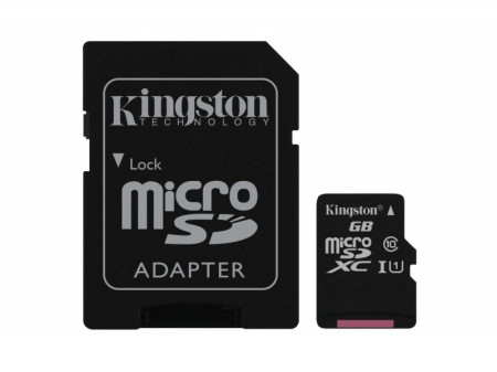 Добави още лукс Карти памети Карта памет KINGSTON Micro SD 8 GB Class 10